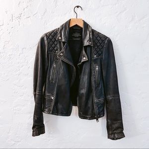 All Saints women’s leather jacket